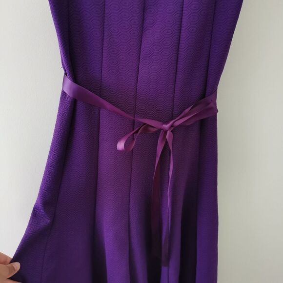 HAANI fit + flare dress with beaded collar size M - Picture 5 of 6